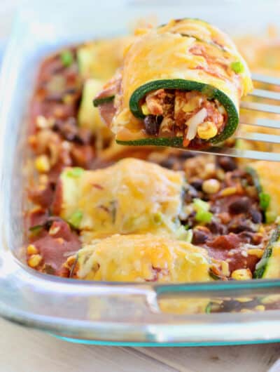 zucchini enchilada roll ups