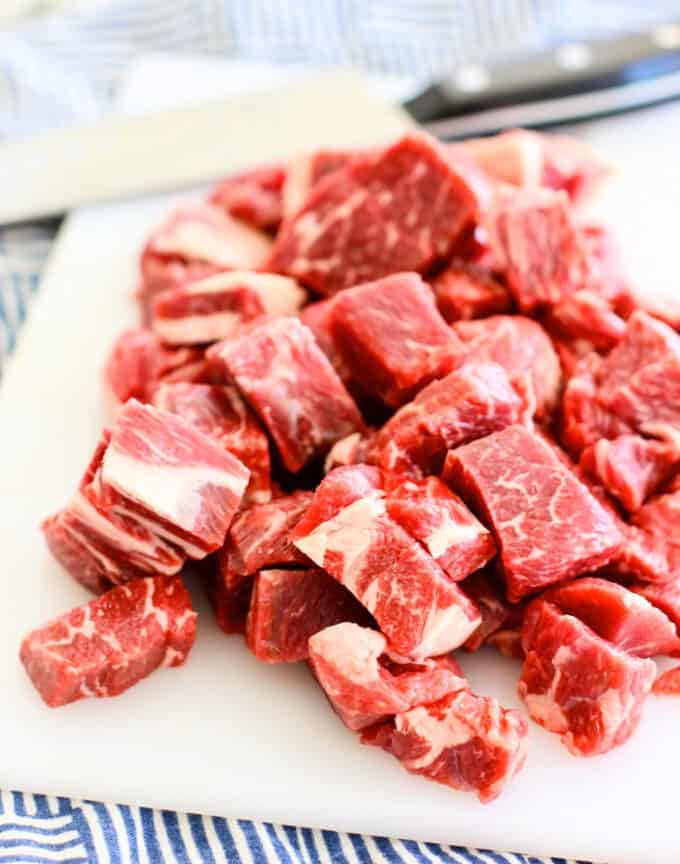cubed chuck roast for beef soup
