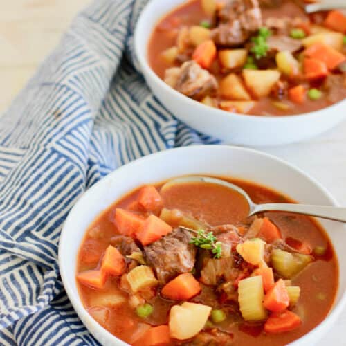 Slow cooker vegetable on sale beef soup