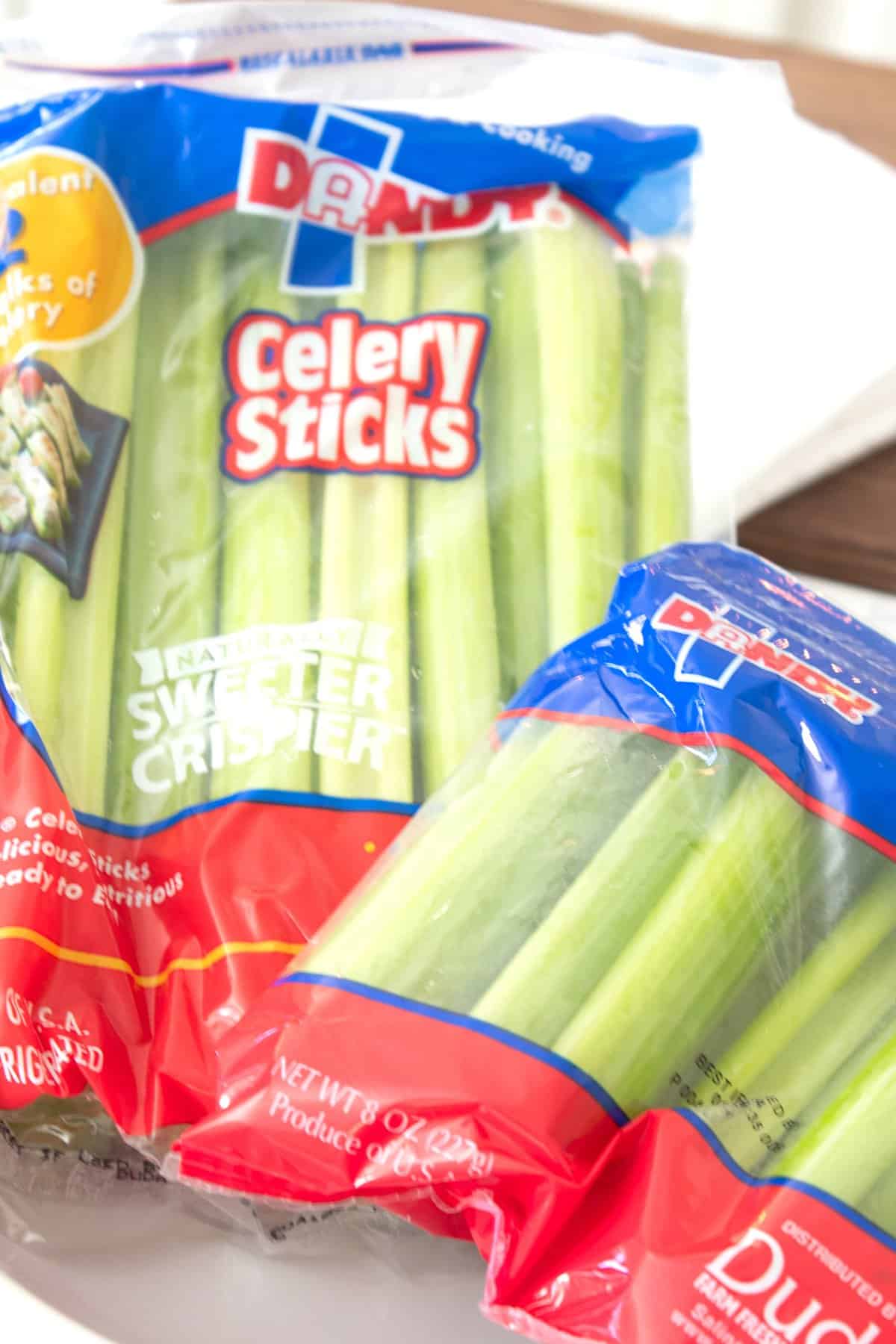 dandy celery sticks in a bag
