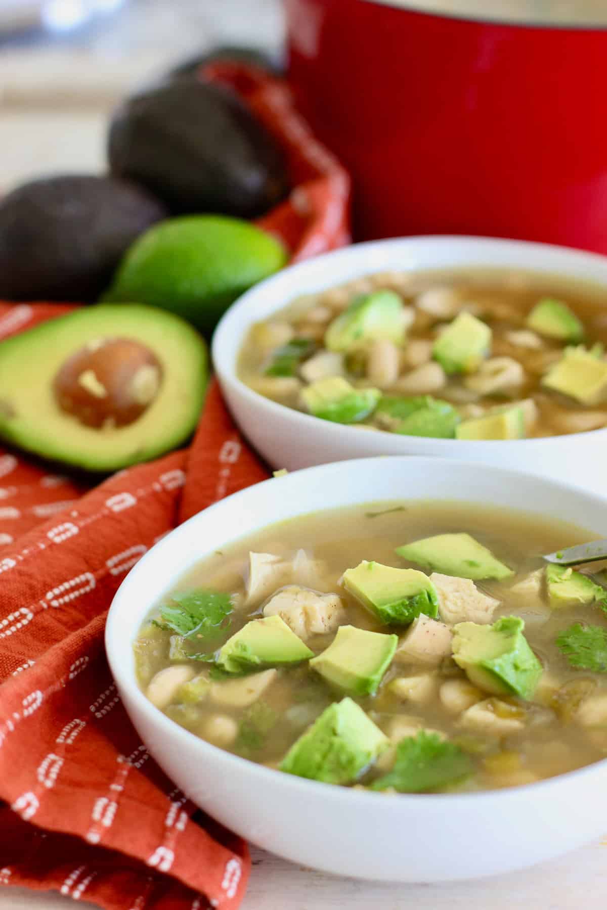 Green Chili Chicken Soup Laughing Spatula