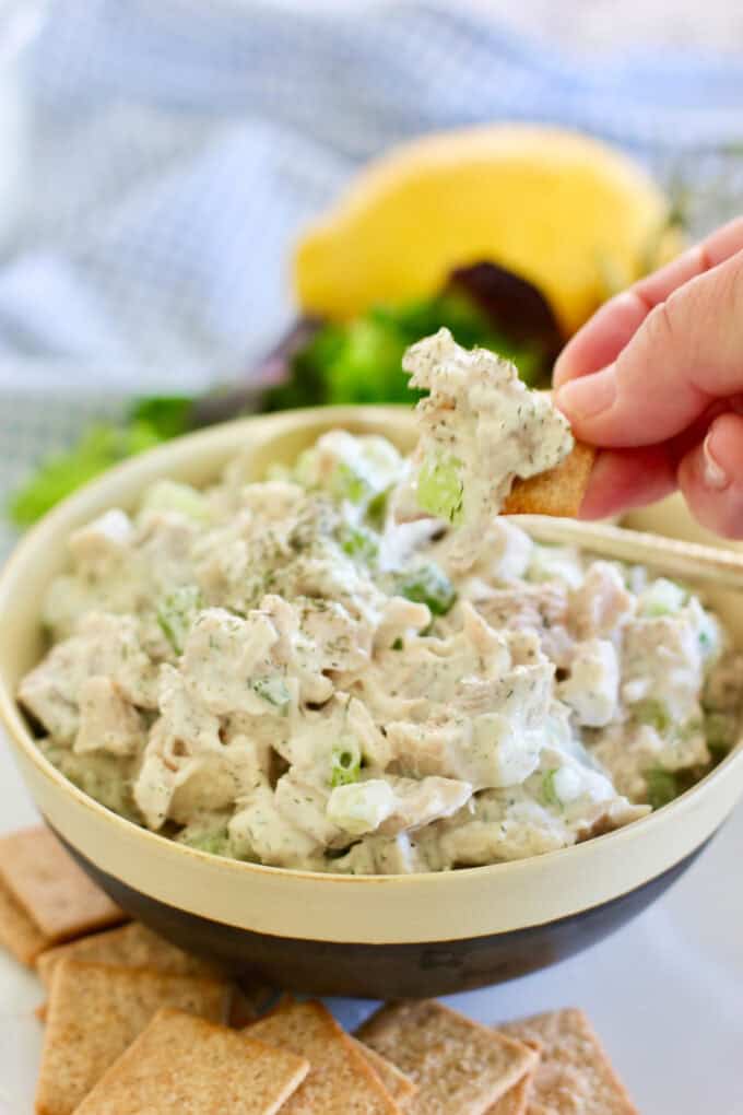 use chicken salad as an appetizer