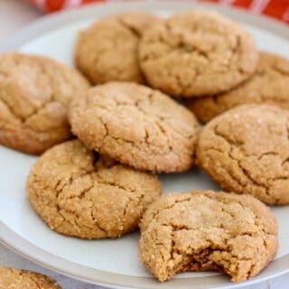 Soft Ginger Cookies ready to eat