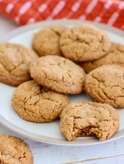 Soft Ginger Cookies ready to eat