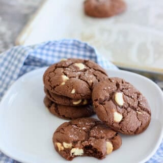 white chip chocolate cookies