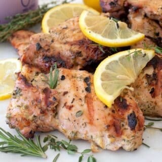 greek yogurt grilled chicken with lemons and herbs