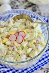 Healthy potato salad