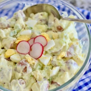 Healthy potato salad
