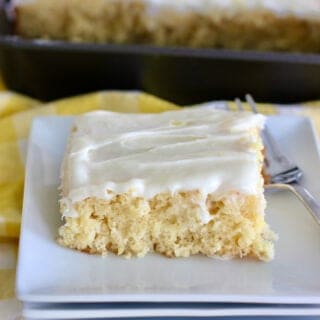 slice of pineapple cake