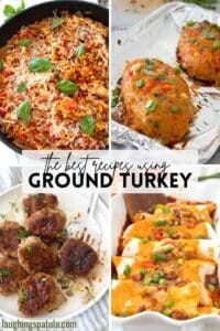 ground turkey recipe collage