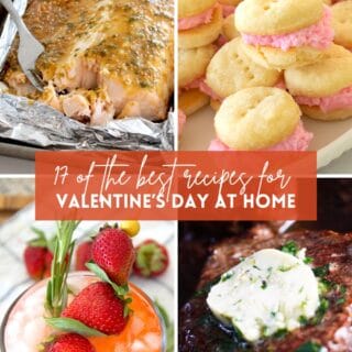 Valentine's Day recipes at home pinterest pin