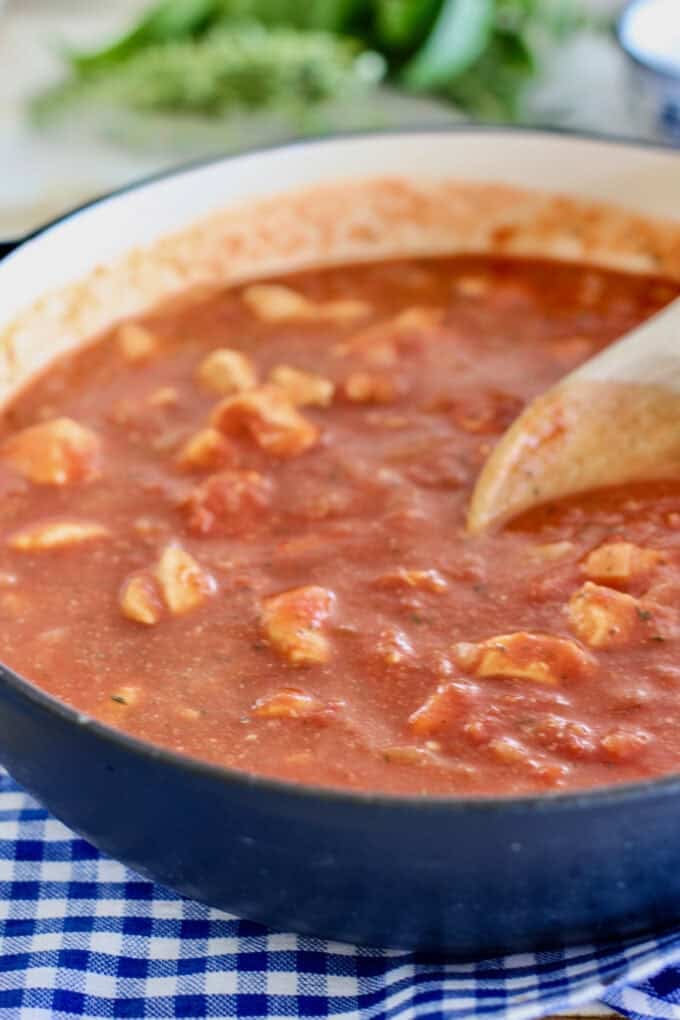 how to make chicken and pasta sauce