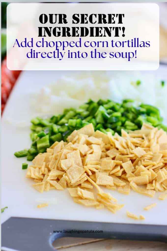 Our secret to taco soup