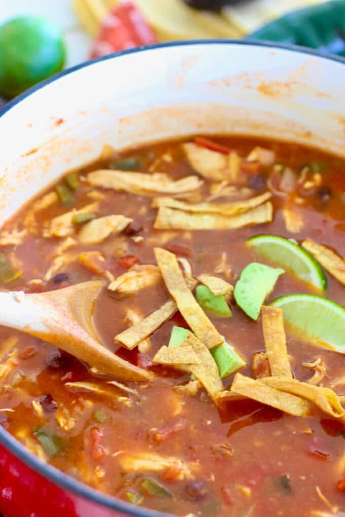 How to make chicken taco soup