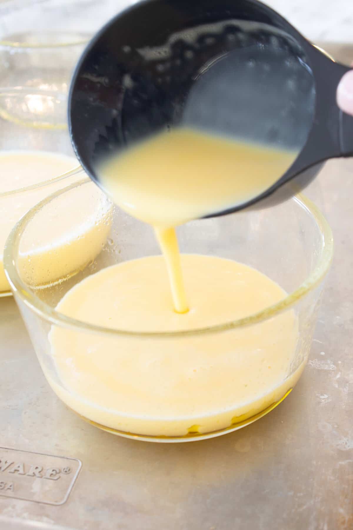 mixing up eggs