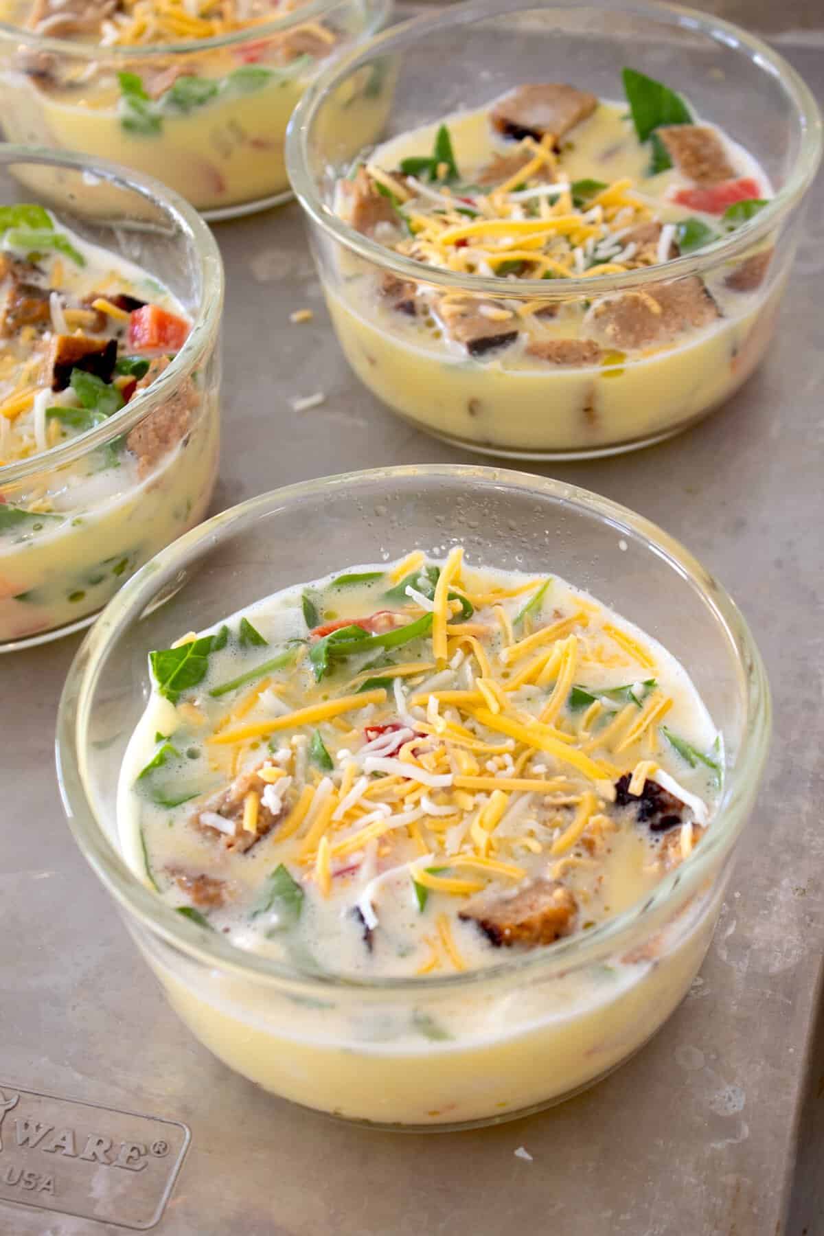 egg bowl with cheese