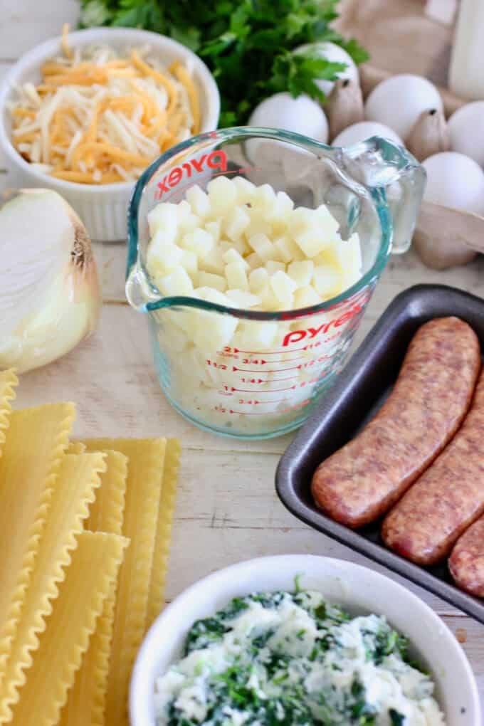 ingredients for breakfast casserole
