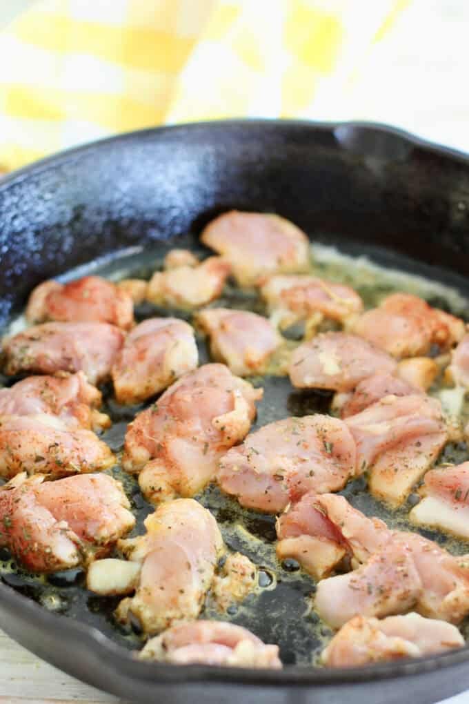 How to Make Garlic Butter Chicken Bites