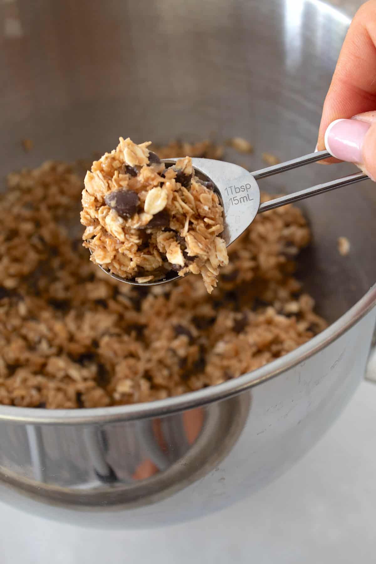 1 tbsp of peanut butter ball ingredients