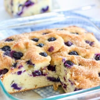 Baked Blueberry Cake