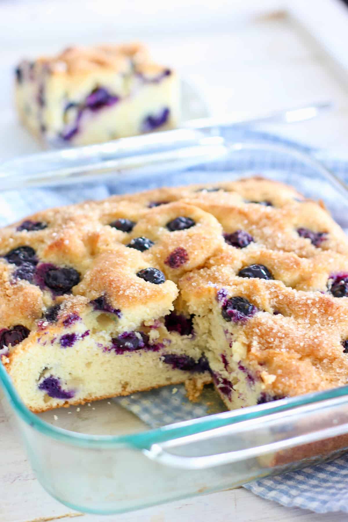 Baked Blueberry Cake